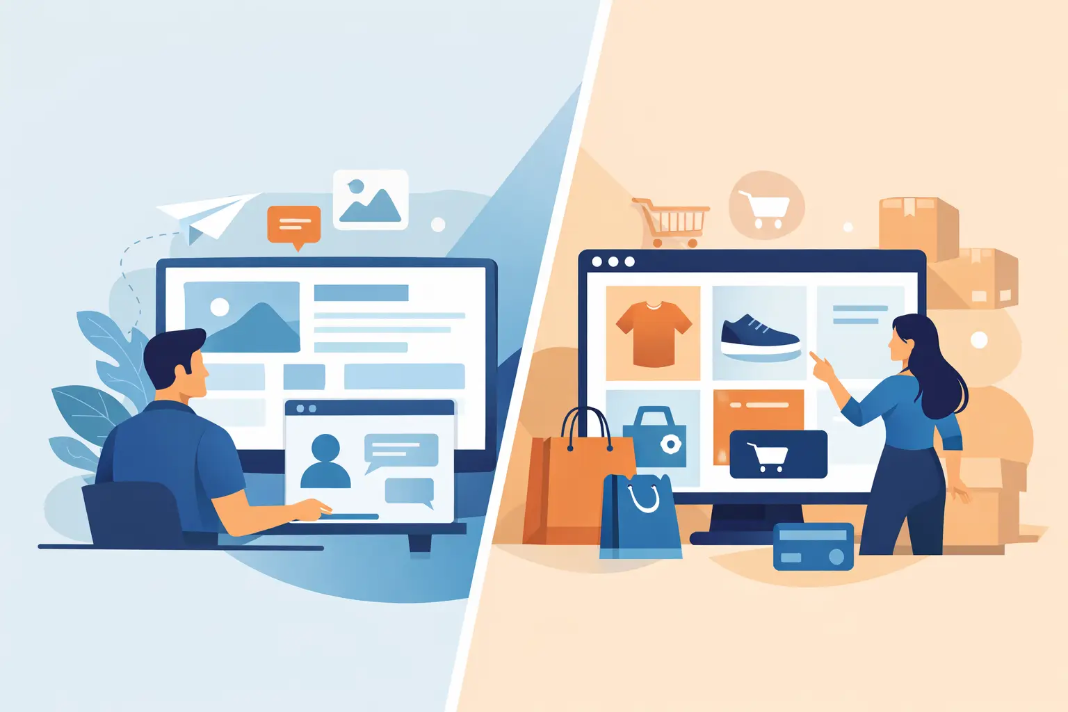 Brochure Website vs Ecommerce: Which Fits?