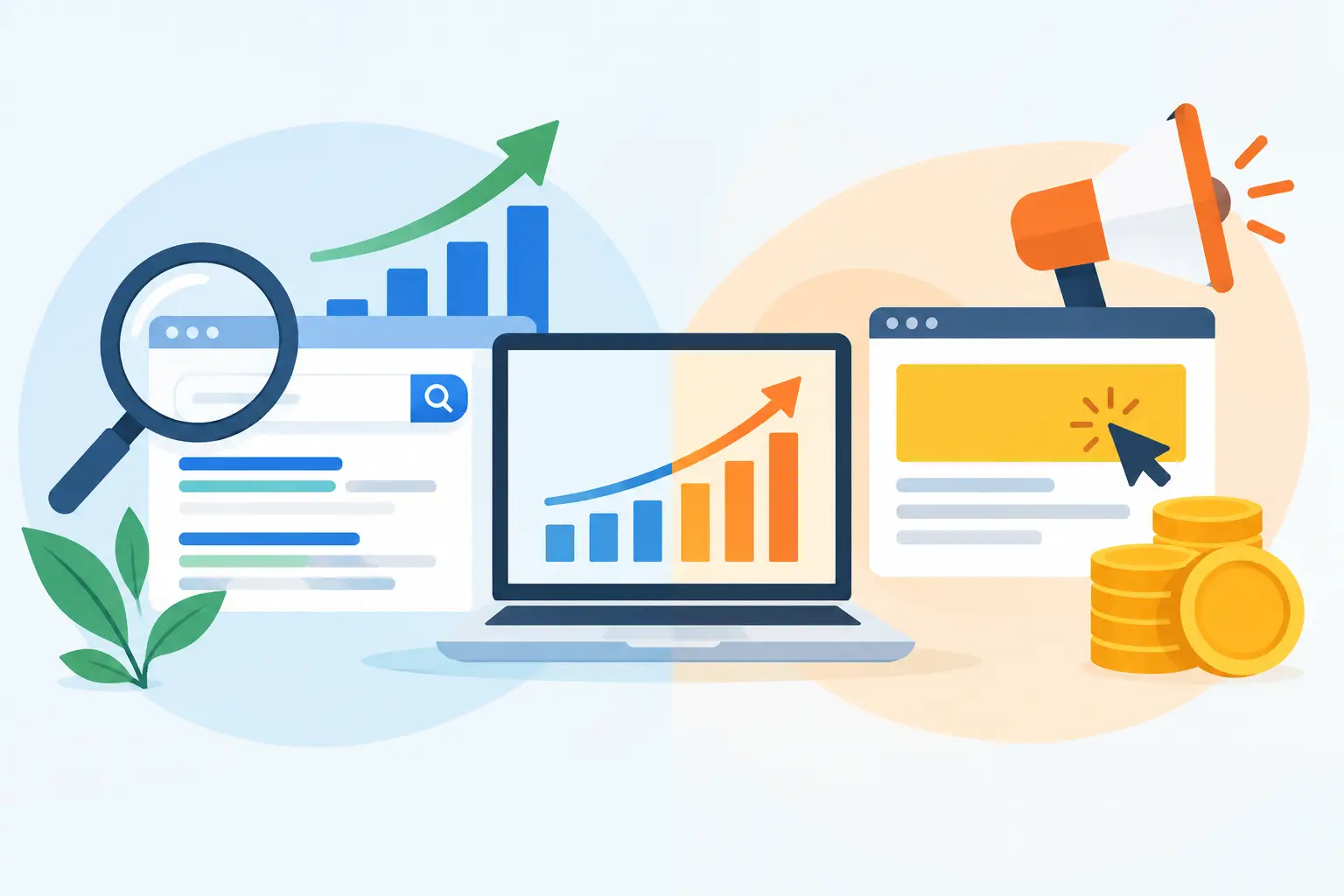 SEO Versus PPC Advertising for Business Growth
